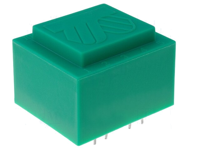 Transformator: ingegoten; 1,5VA; 230VAC; 7,5V; 7,5V; 100mA; 100mA Transformator: ingegoten; 1,5VA; 230VAC; 7,5V; 7,5V; 100mA; 100mA